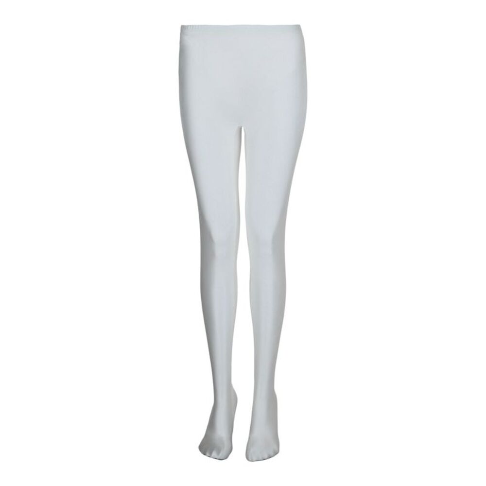 Balenciaga Stretch Velvet Pantaleggings White Womens